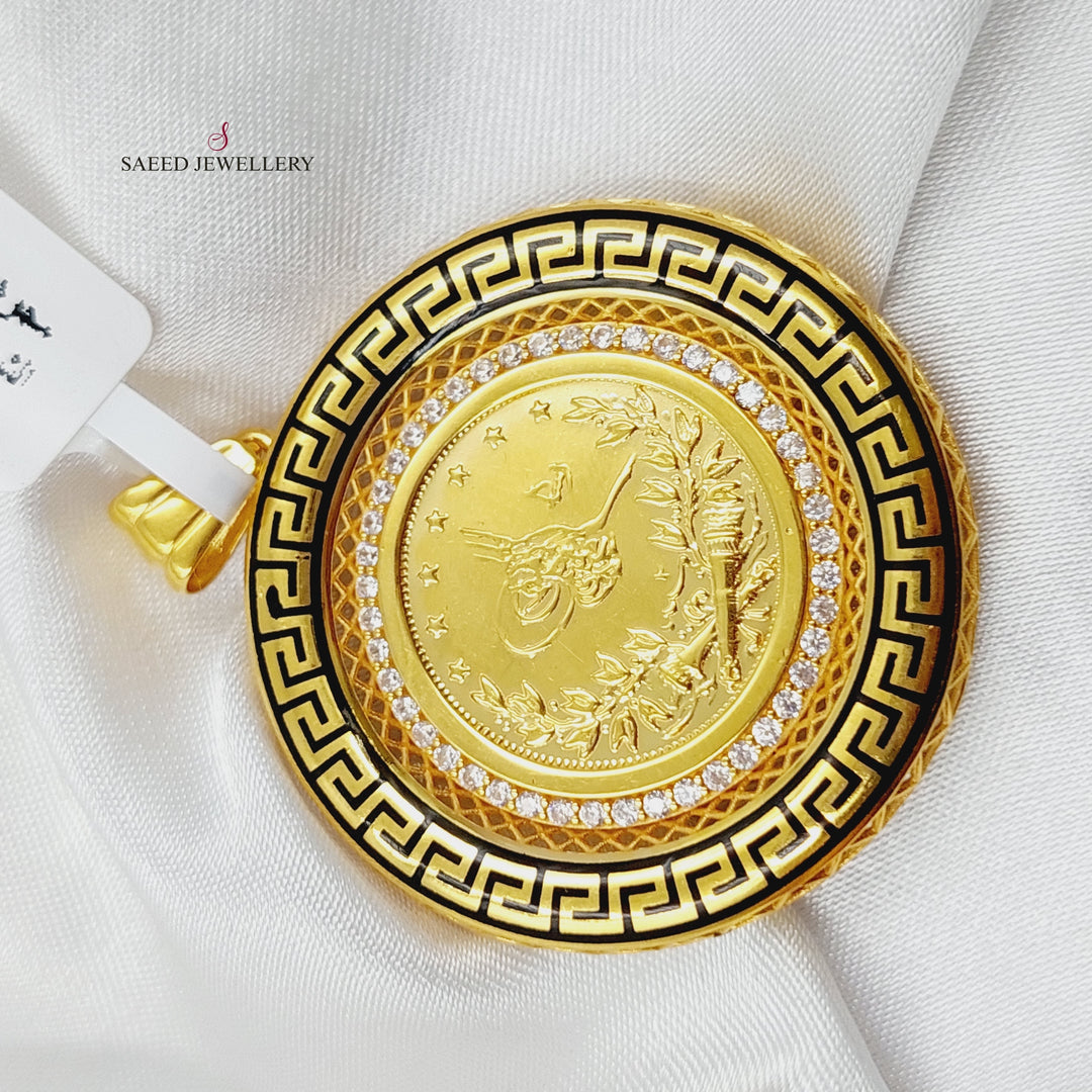 21K Gold Rashadi Pendant by Saeed Jewelry - Image 5