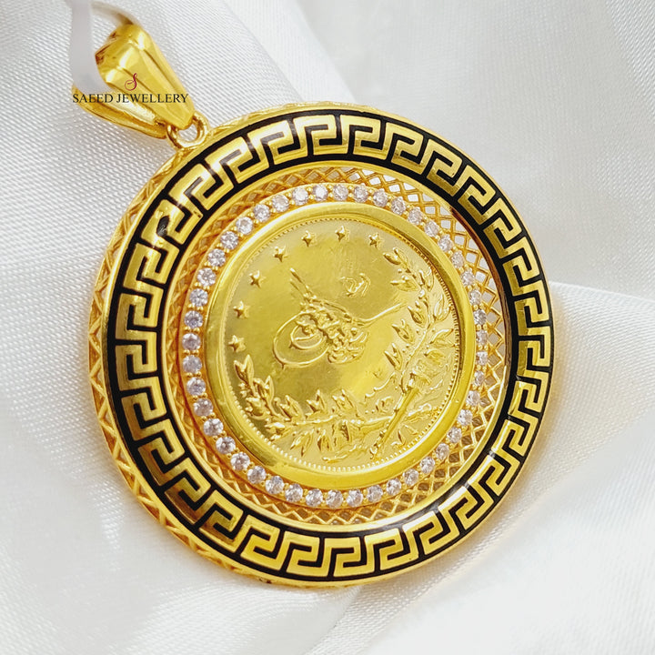 21K Gold Rashadi Pendant by Saeed Jewelry - Image 1