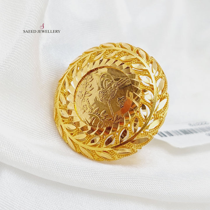 21K Gold Rashadi Ring by Saeed Jewelry - Image 1