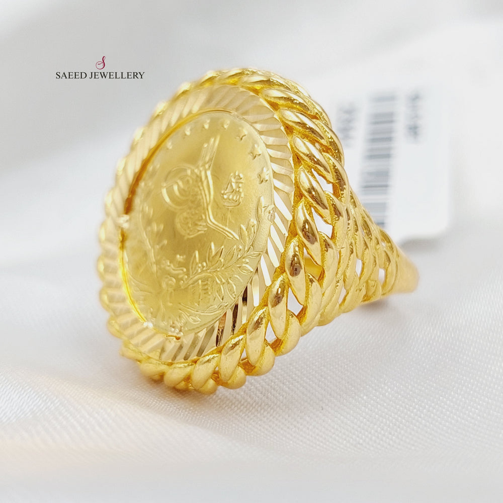 21K Gold Rashadi Ring by Saeed Jewelry - Image 2