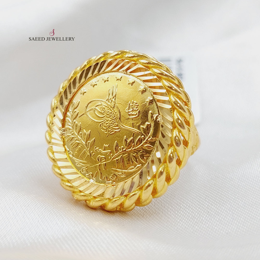 21K Gold Rashadi Ring by Saeed Jewelry - Image 5