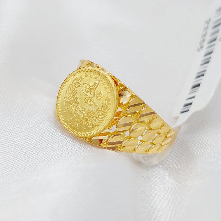 21K Gold Rashadi Ring by Saeed Jewelry - Image 4