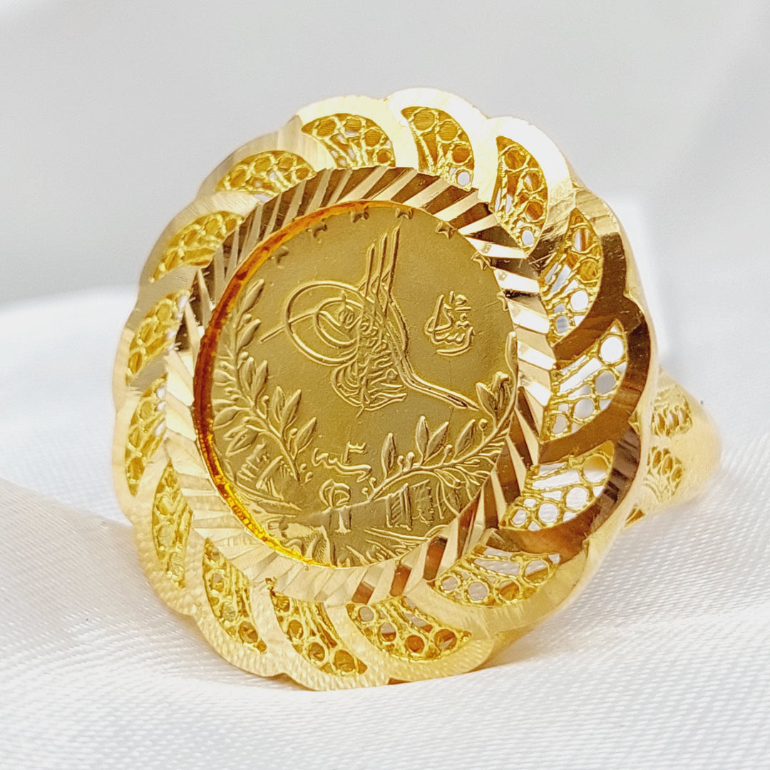 21K Gold Rashadi Ring by Saeed Jewelry - Image 5