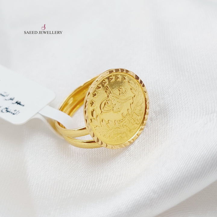 21K Gold Rashadi Ring by Saeed Jewelry - Image 3