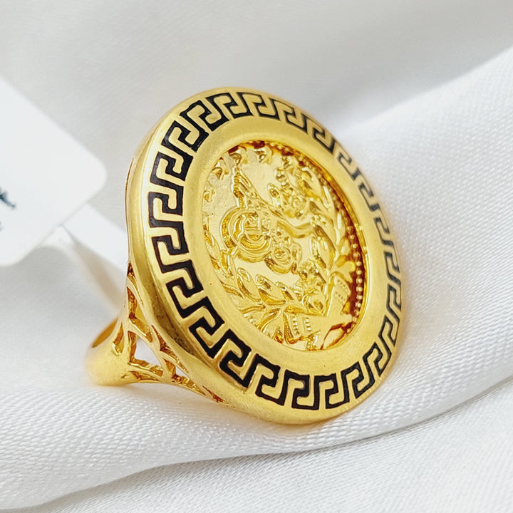 21K Gold Rashadi Ring by Saeed Jewelry - Image 3