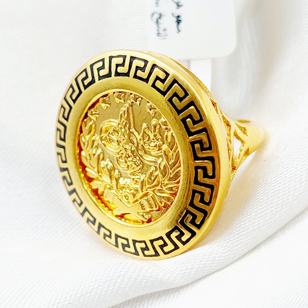 21K Gold Rashadi Ring by Saeed Jewelry - Image 7