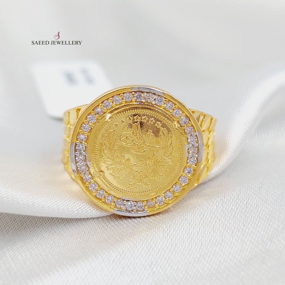 21K Gold Rashadi Ring by Saeed Jewelry - Image 3