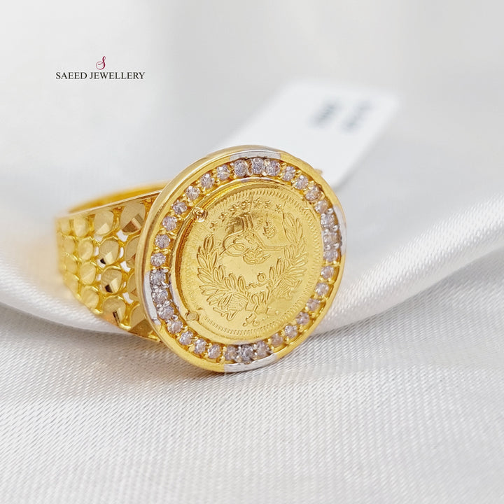 21K Gold Rashadi Ring by Saeed Jewelry - Image 4