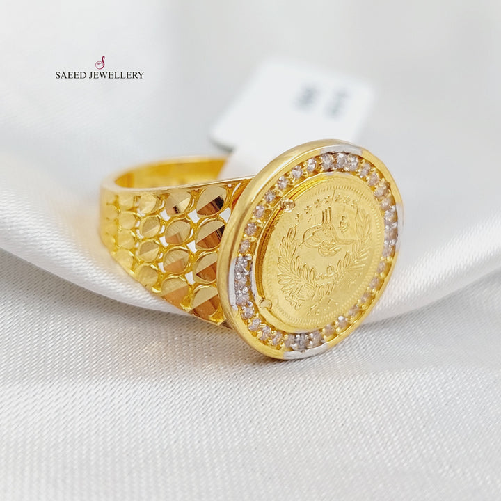 21K Gold Rashadi Ring by Saeed Jewelry - Image 1