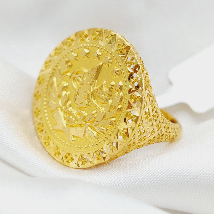 21K Gold Rashadi Ring by Saeed Jewelry - Image 5