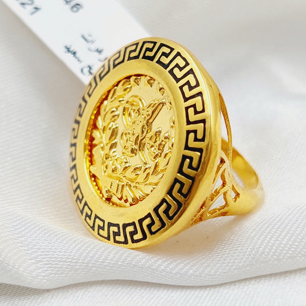 21K Gold Rashadi Ring by Saeed Jewelry - Image 1