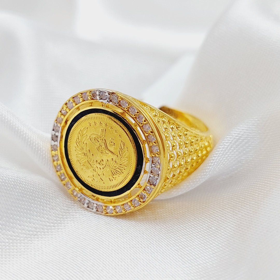 21K Gold Rashadi Ring by Saeed Jewelry - Image 3