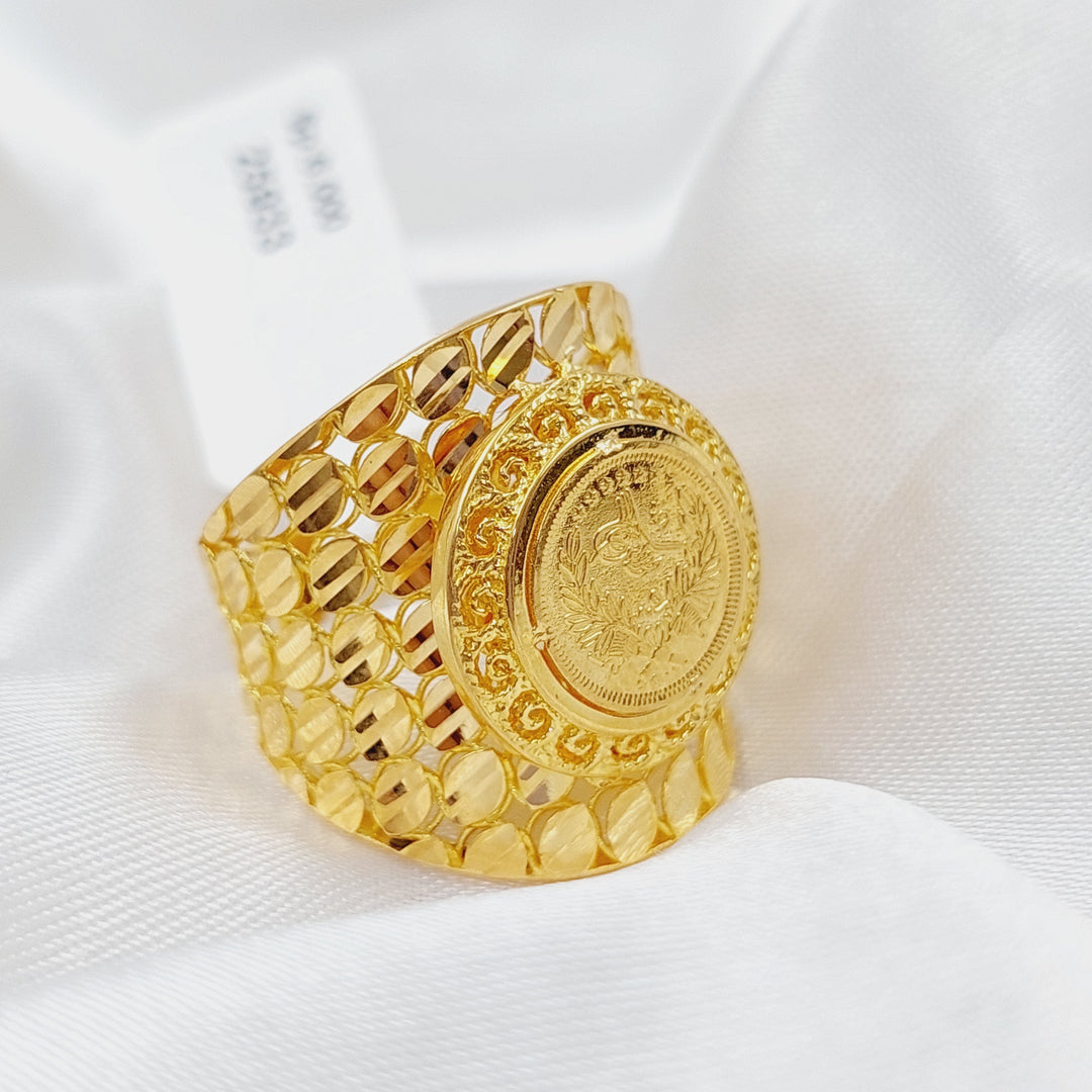 21K Gold Rashadi Ring by Saeed Jewelry - Image 3