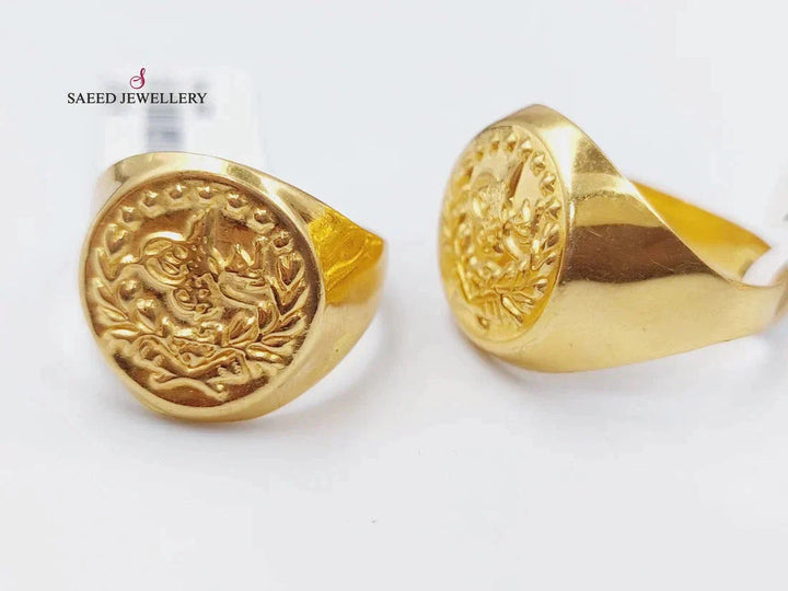 21K Gold Rashadi Ring by Saeed Jewelry - Image 1