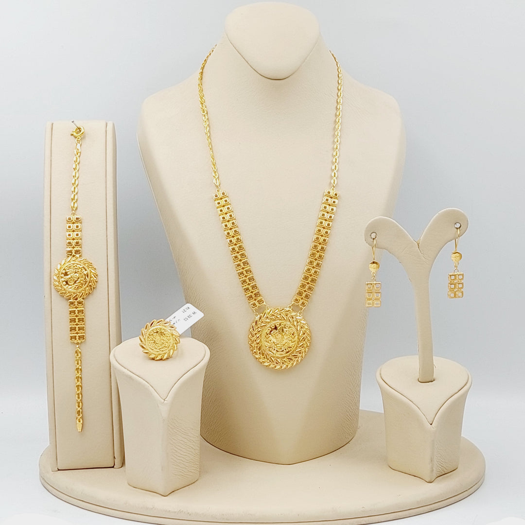 21K Gold Rashadi Set 4 pieces by Saeed Jewelry - Image 1