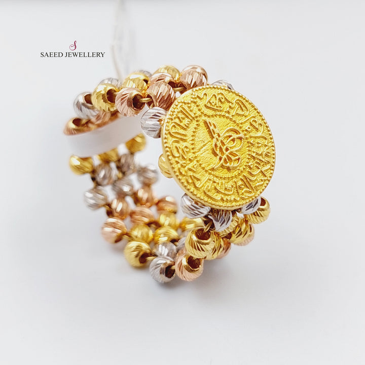 21K Gold Rashadi color Ring by Saeed Jewelry - Image 5