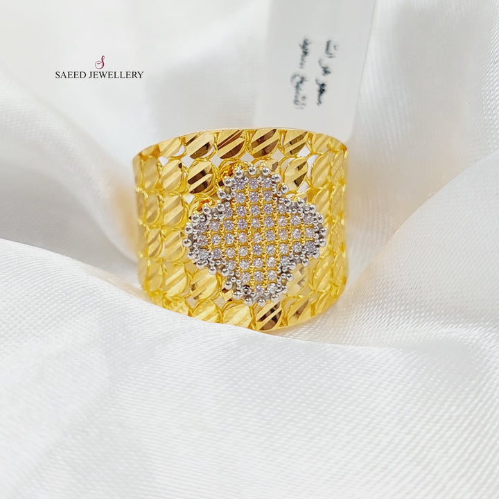 21K Gold 21K Clover Ring by Saeed Jewelry - Image 5