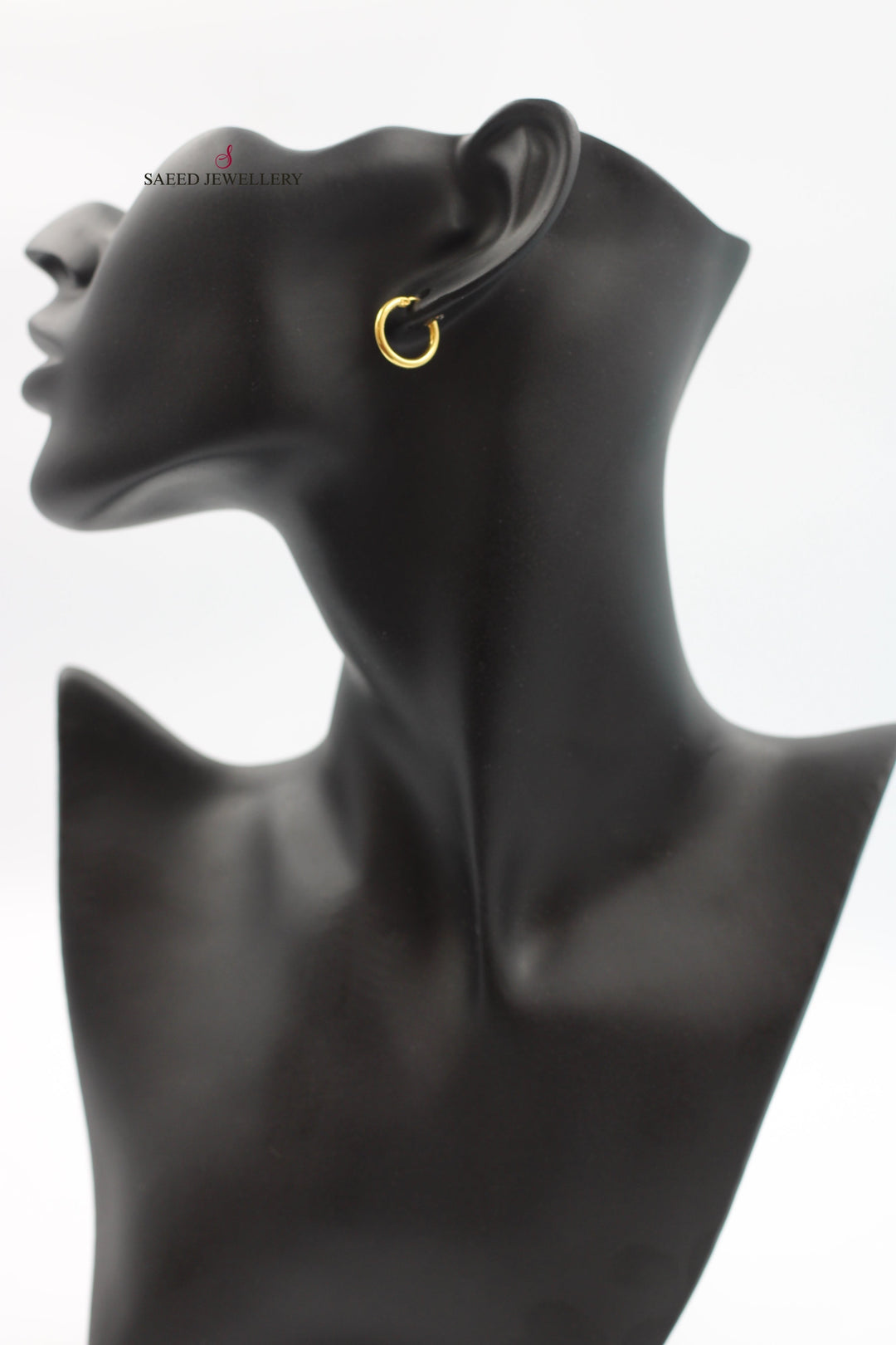 21K Gold Hoop Earrings by Saeed Jewelry - Image 7