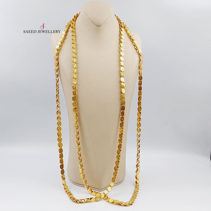 21K Gold Shall Jarir Halabi two meters by Saeed Jewelry - Image 1