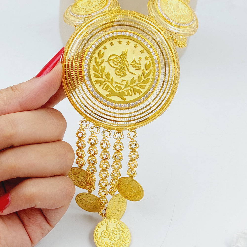21K Gold Shall Lira Rashadi Necklace by Saeed Jewelry - Image 2