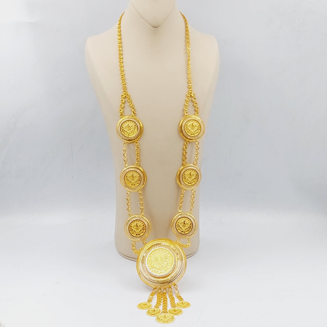 21K Gold Shall Lira Rashadi Necklace by Saeed Jewelry - Image 1