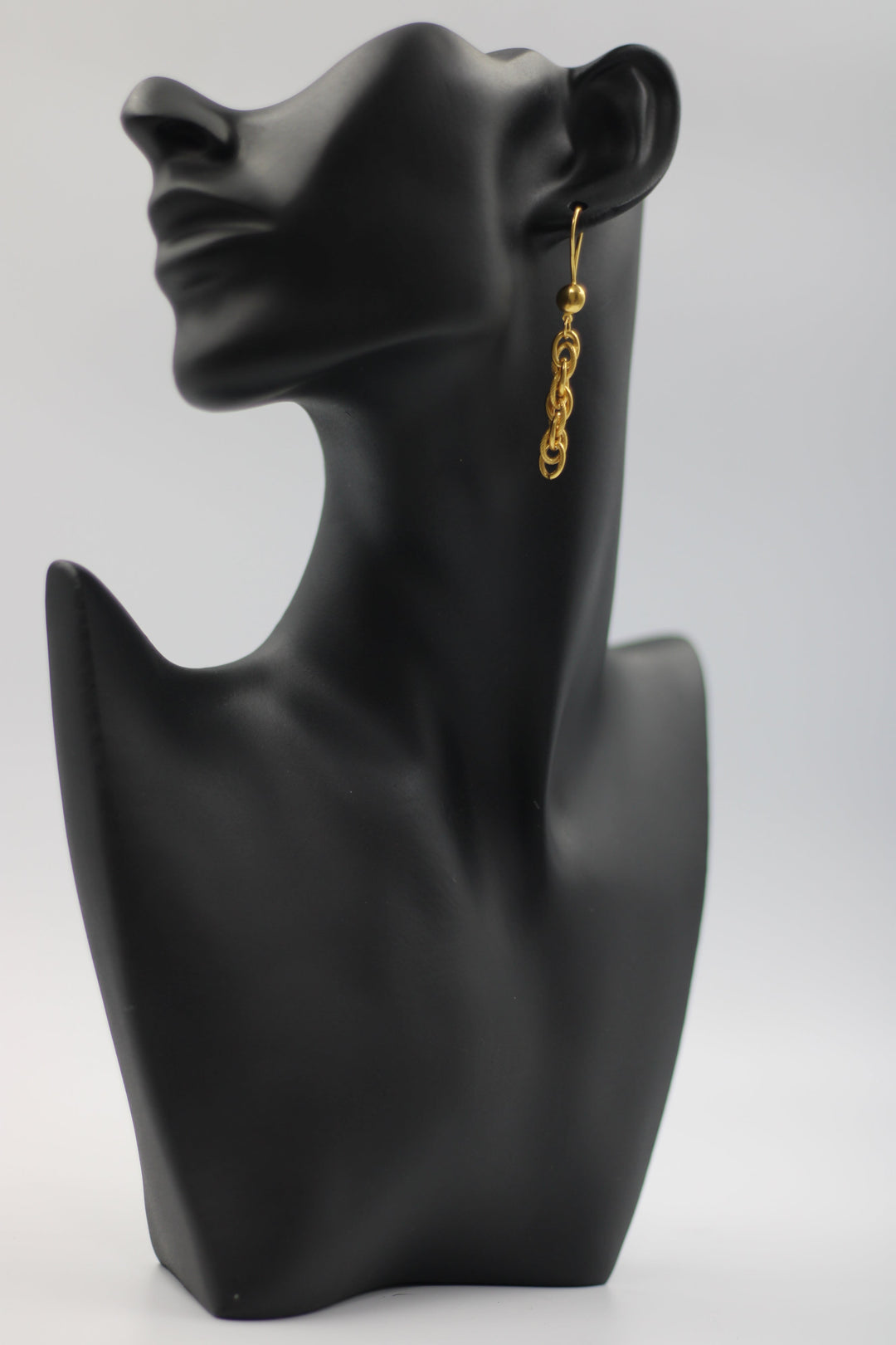 21K Gold Shankle Earrings by Saeed Jewelry - Image 8