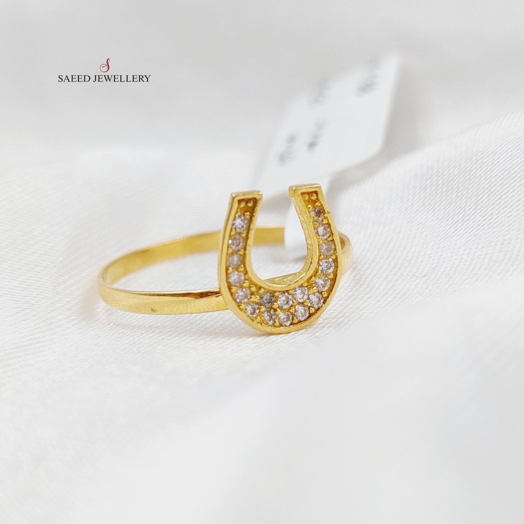 21K Gold Shoe Ring by Saeed Jewelry - Image 1