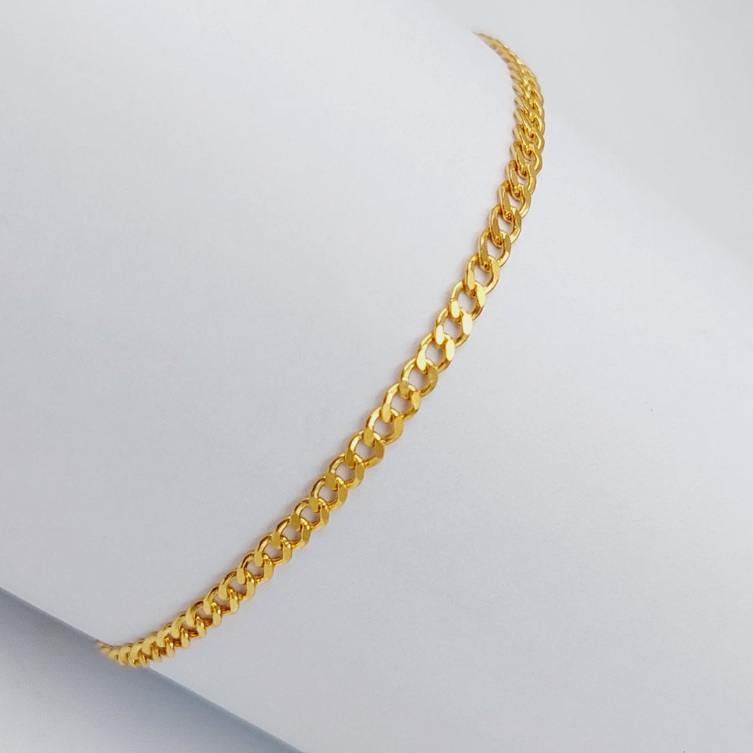 21K Gold Soft Bracelet by Saeed Jewelry - Image 1