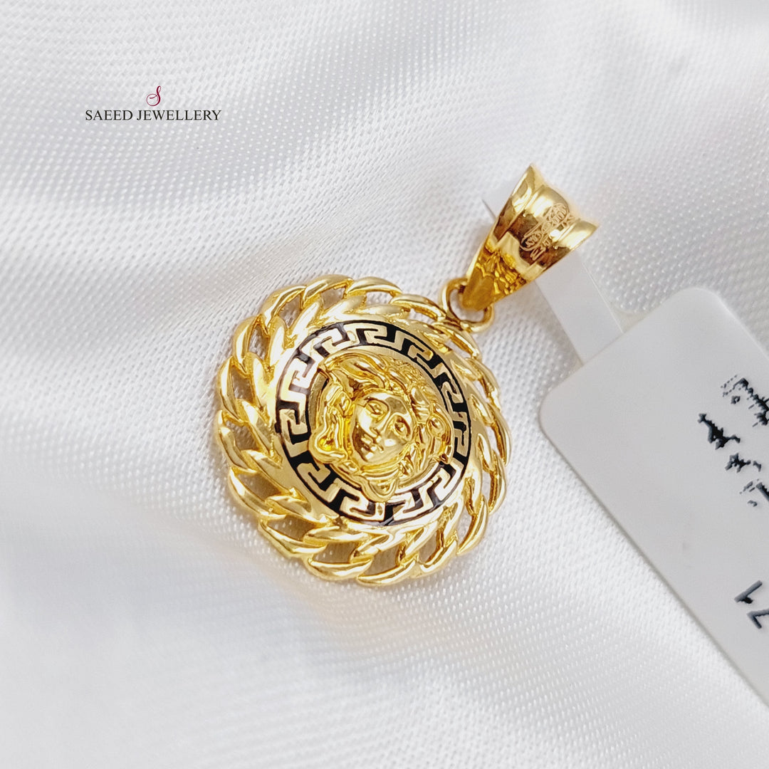 21K Gold Soft Pendant by Saeed Jewelry - Image 1