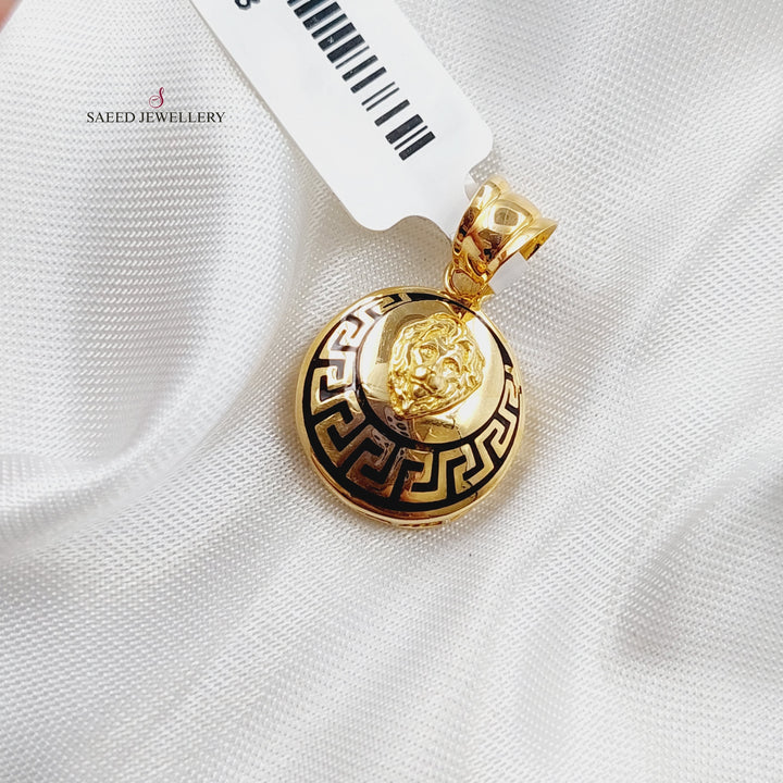 21K Gold Soft Pendant by Saeed Jewelry - Image 1