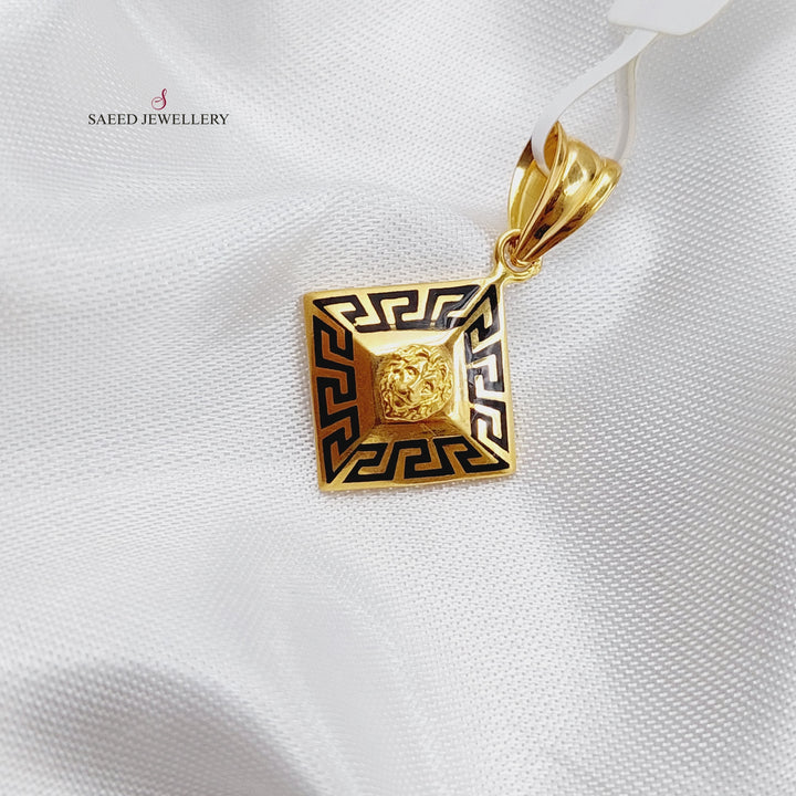 21K Gold Soft Pendant by Saeed Jewelry - Image 1