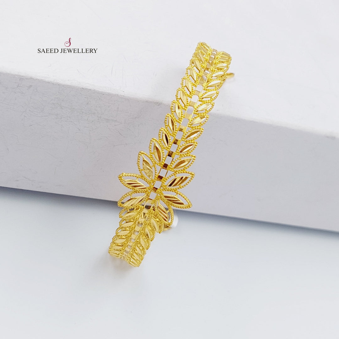 21K Gold Spike Bracelet by Saeed Jewelry - Image 5