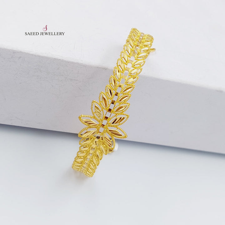 21K Gold Spike Bracelet by Saeed Jewelry - Image 5