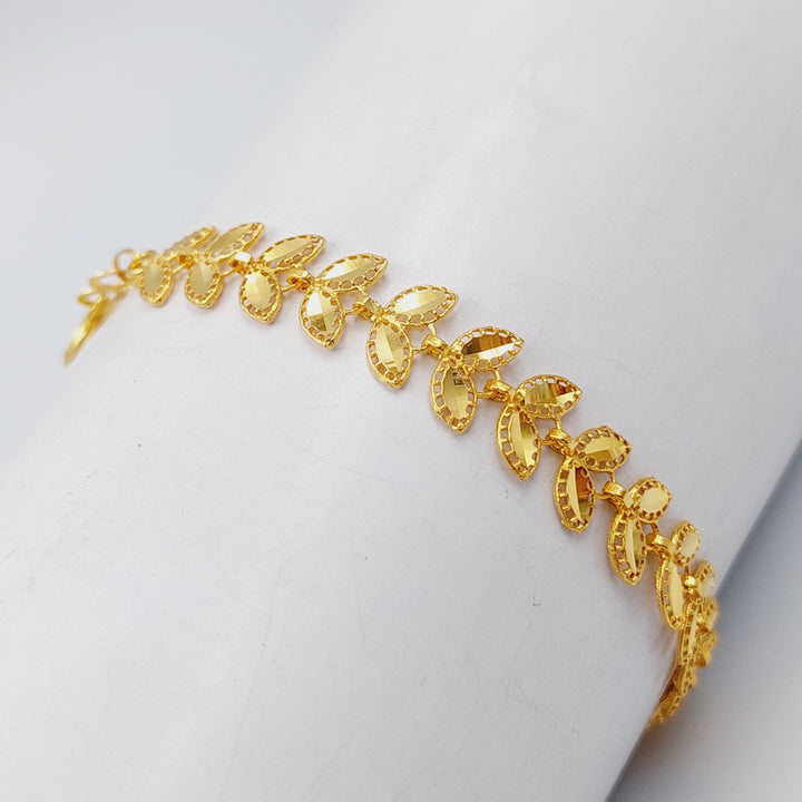 21K Gold Spike Bracelet by Saeed Jewelry - Image 5