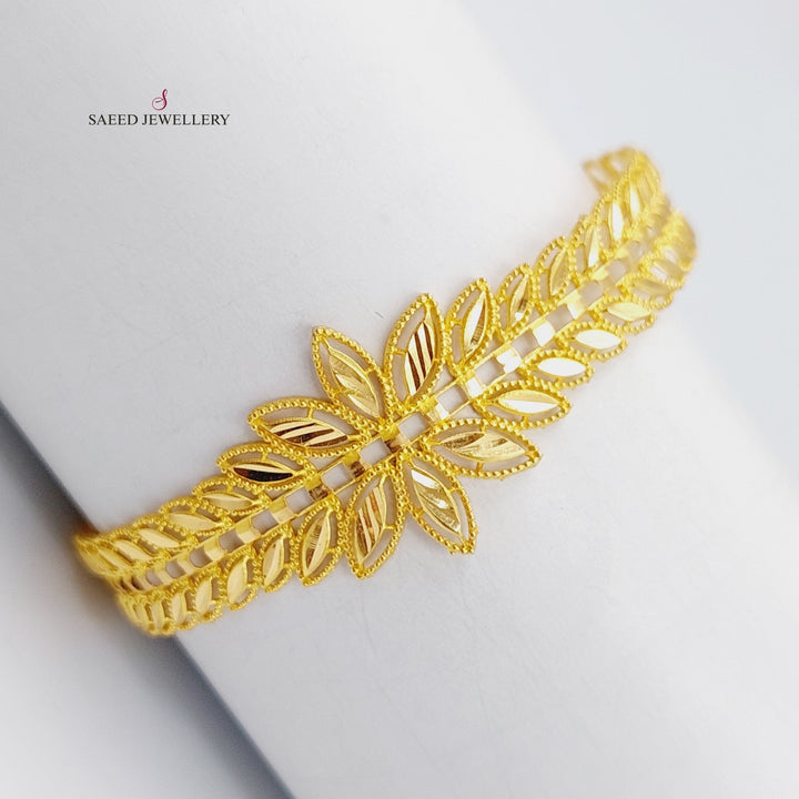 21K Gold Spike Bracelet by Saeed Jewelry - Image 6