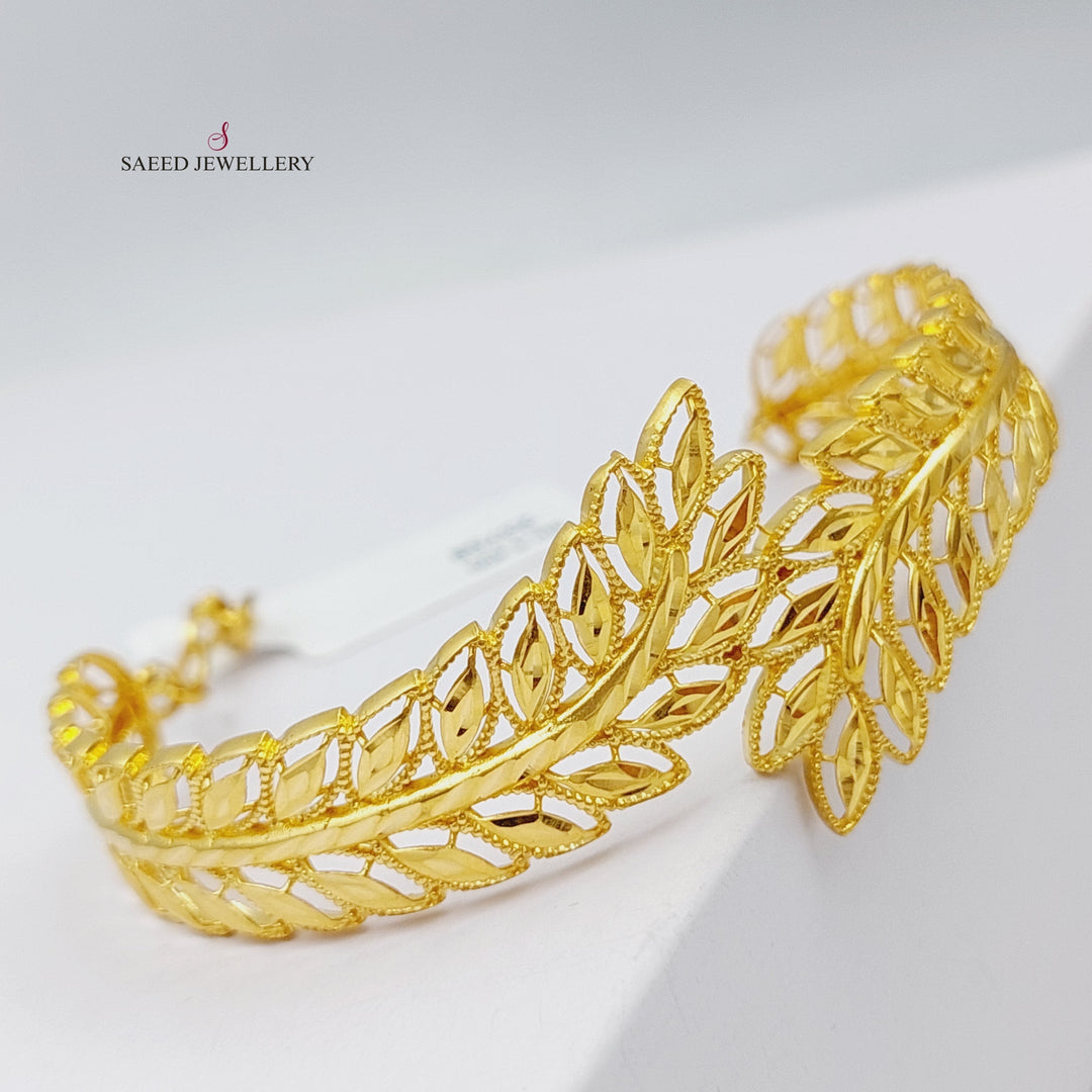 21K Gold Spike Bracelet by Saeed Jewelry - Image 3