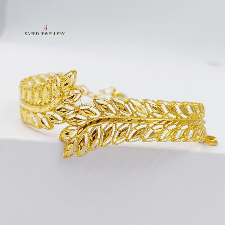 21K Gold Spike Bracelet by Saeed Jewelry - Image 7