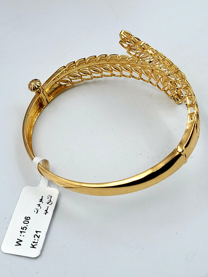 21K Gold Spike Bracelet by Saeed Jewelry - Image 1