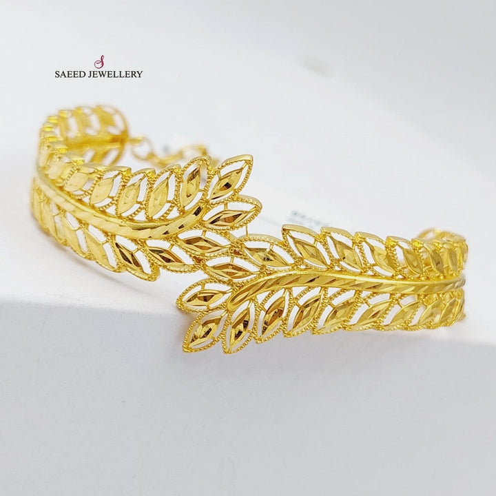 21K Gold Spike Bracelet by Saeed Jewelry - Image 12