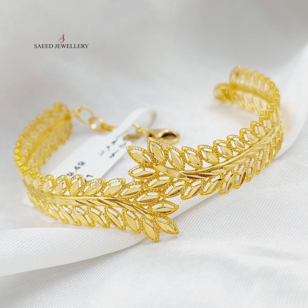 21K Gold Spike Bracelet by Saeed Jewelry - Image 1