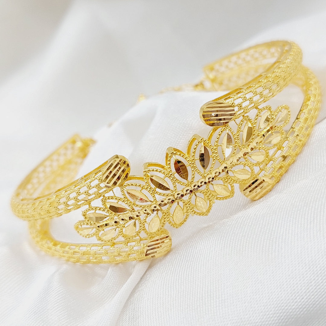 21K Gold Spike Bracelet by Saeed Jewelry - Image 1