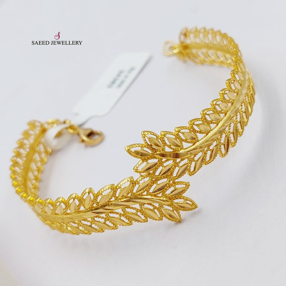 21K Gold Spike Bracelet by Saeed Jewelry - Image 15