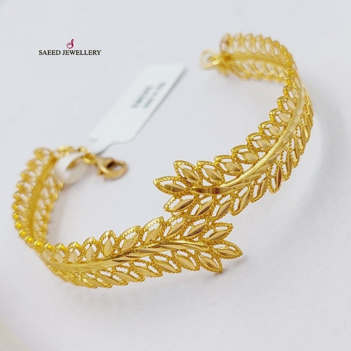 21K Gold Spike Bracelet by Saeed Jewelry - Image 10