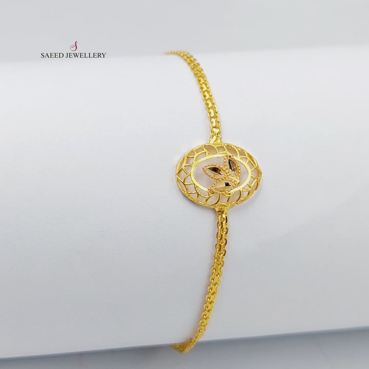 21K Gold Spike Bracelet by Saeed Jewelry - Image 3