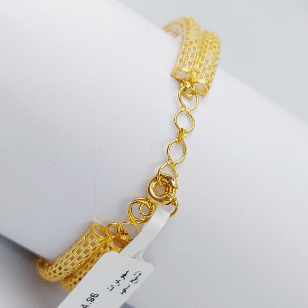 21K Gold Spike Bracelet by Saeed Jewelry - Image 2