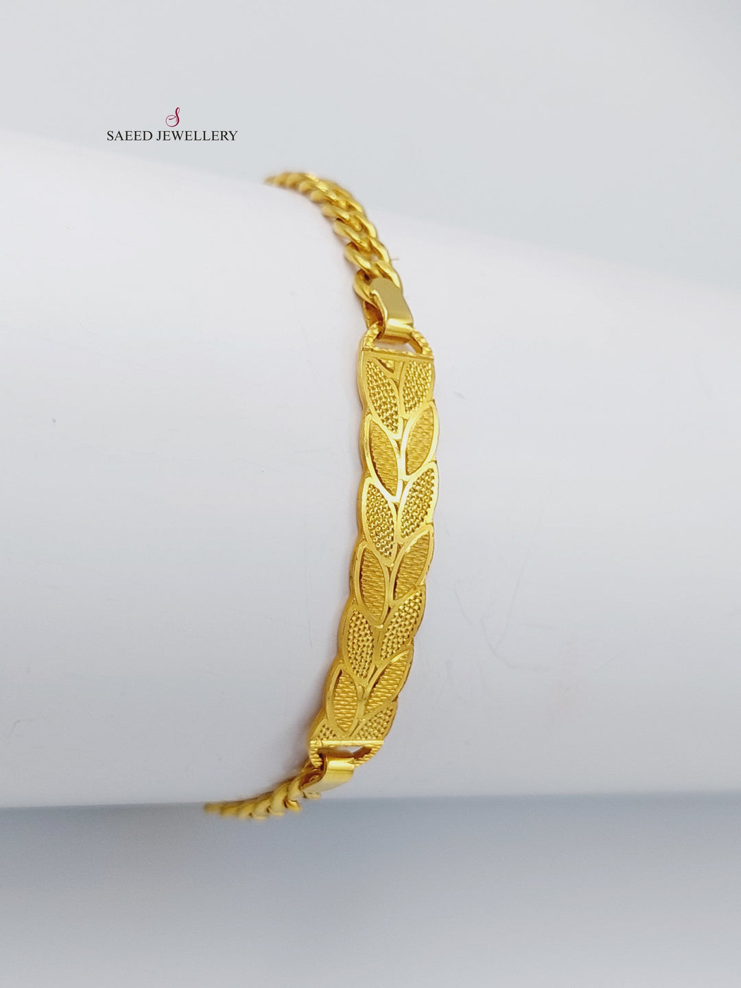 21K Gold Spike Bracelet by Saeed Jewelry - Image 2