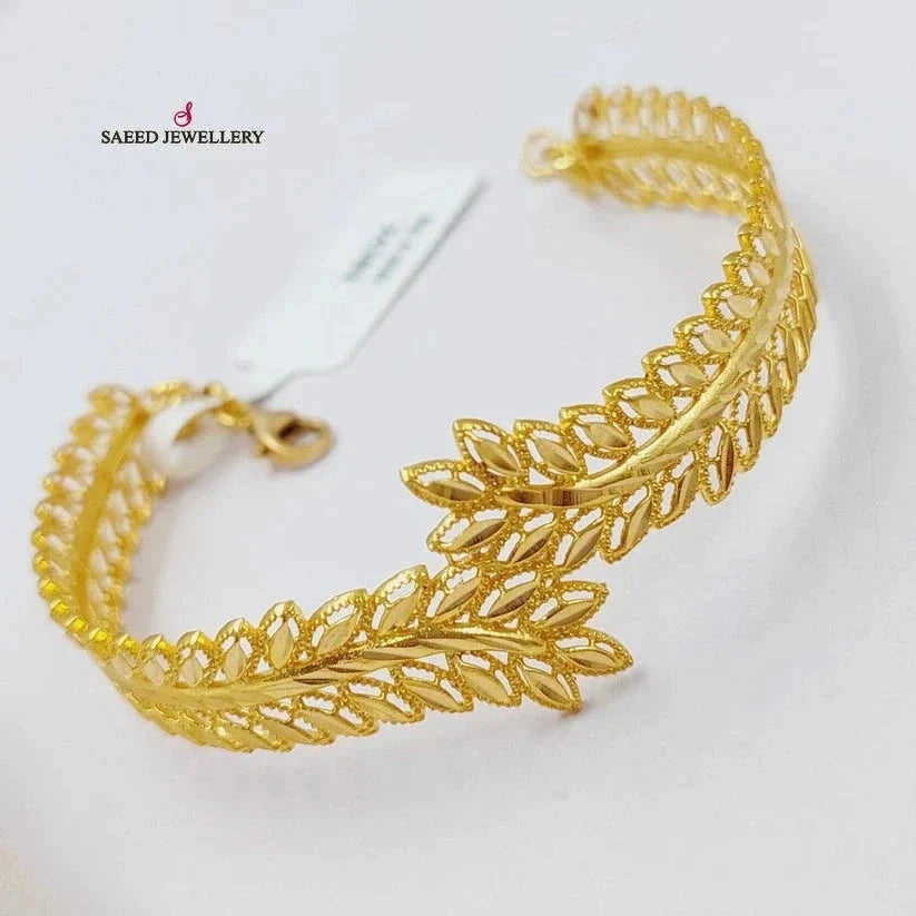 21K Gold Spike Bracelet spike by Saeed Jewelry - Image 2