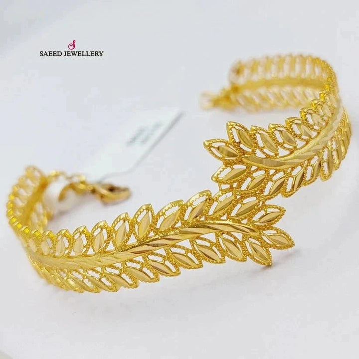 21K Gold Spike Bracelet spike by Saeed Jewelry - Image 3