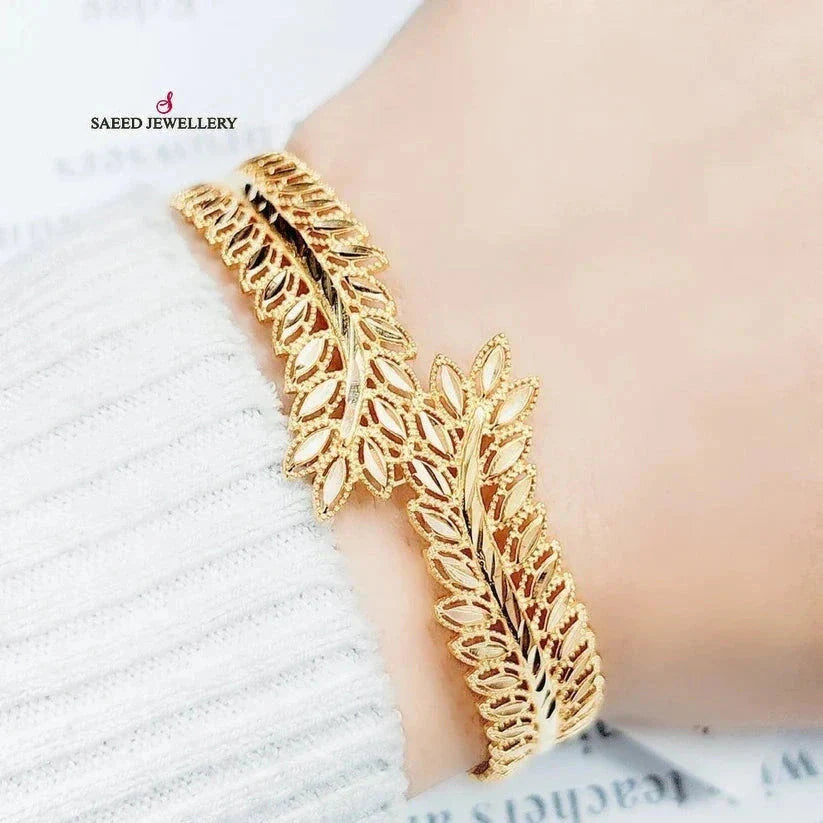 21K Gold Spike Bracelet spike by Saeed Jewelry - Image 4