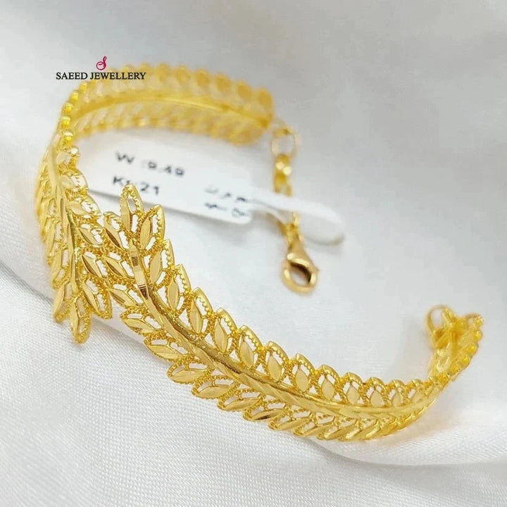 21K Gold Spike Bracelet spike by Saeed Jewelry - Image 1